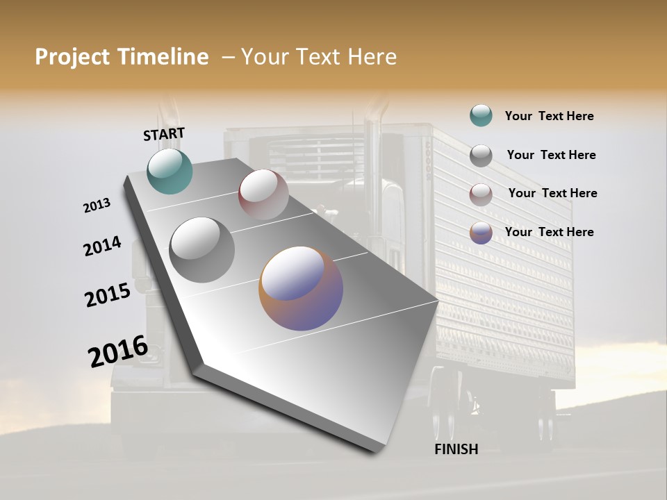 Truck Driving PowerPoint Template