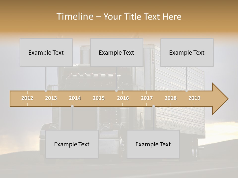 Truck Driving PowerPoint Template