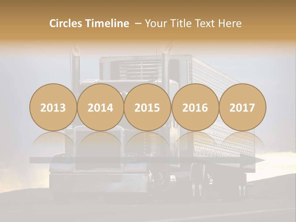Truck Driving PowerPoint Template