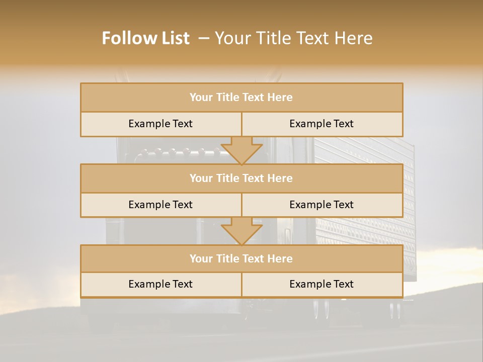 Truck Driving PowerPoint Template