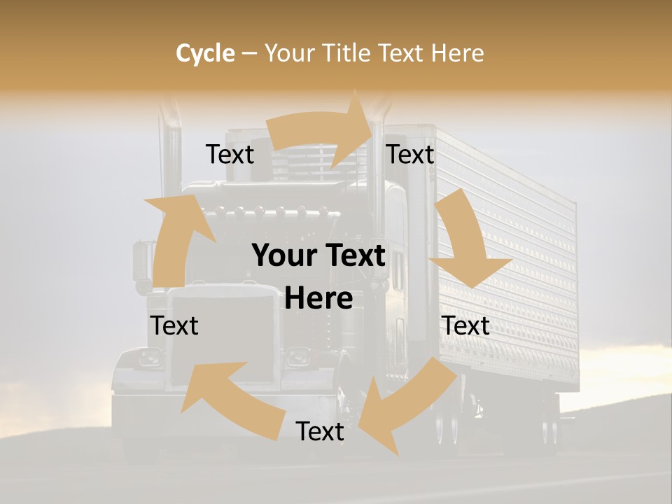 Truck Driving PowerPoint Template