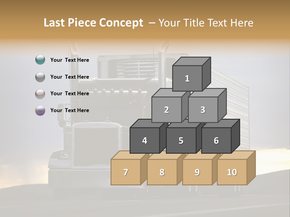 Truck Driving PowerPoint Template