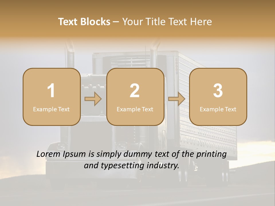 Truck Driving PowerPoint Template