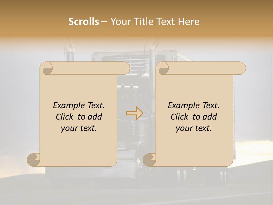 Truck Driving PowerPoint Template