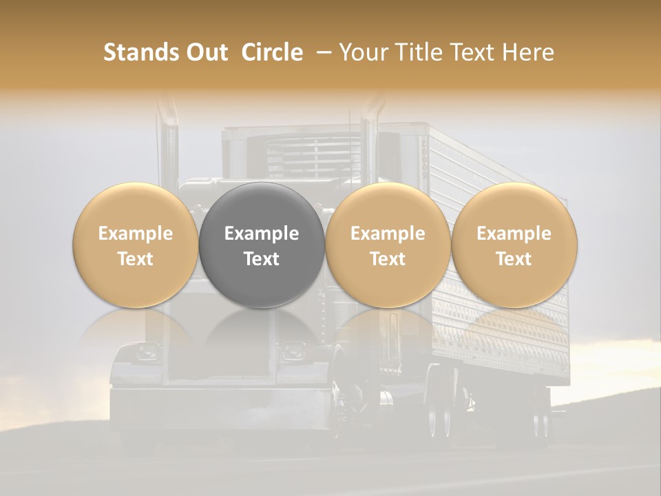 Truck Driving PowerPoint Template