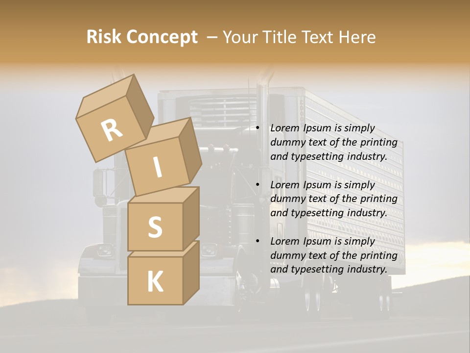 Truck Driving PowerPoint Template