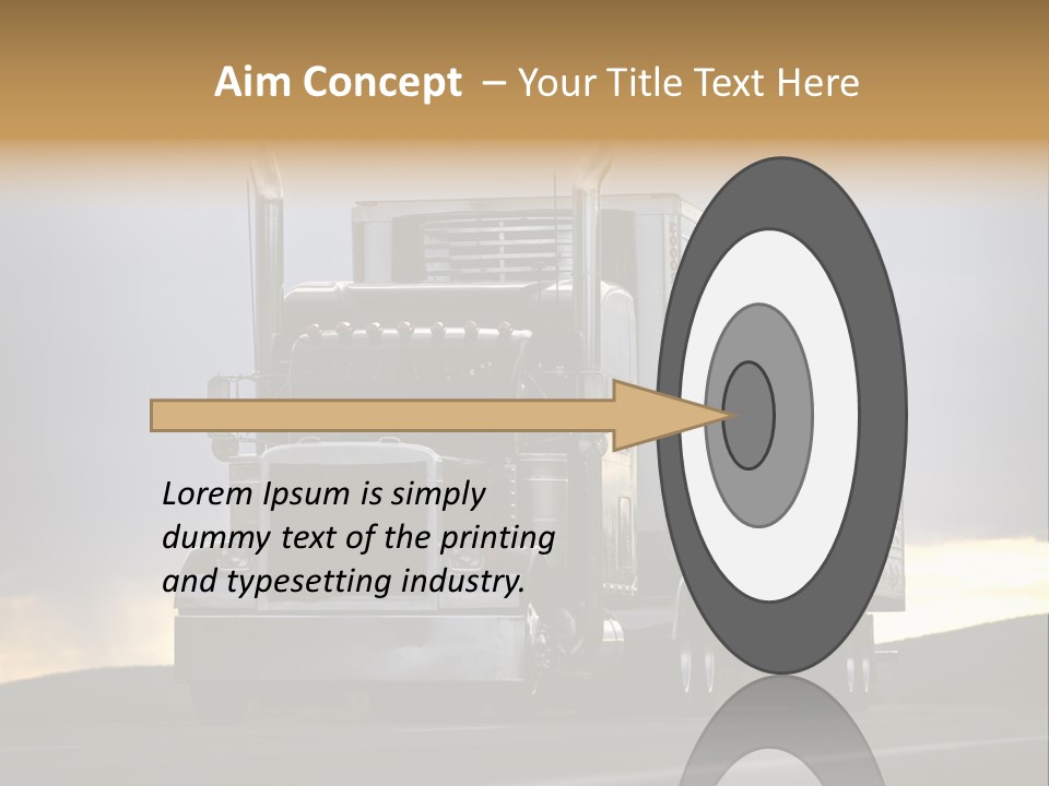 Truck Driving PowerPoint Template