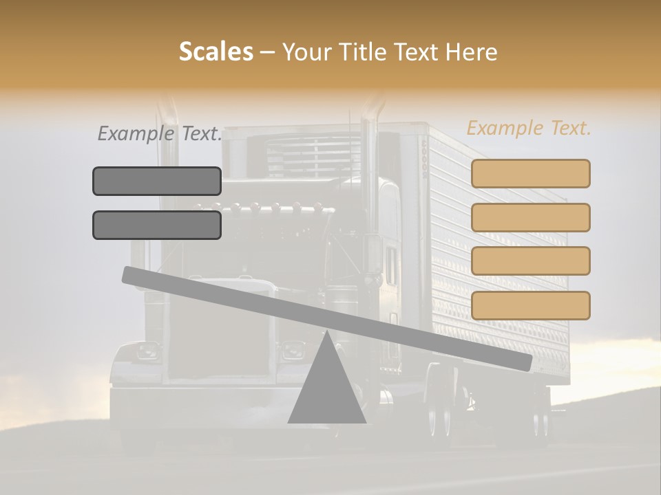 Truck Driving PowerPoint Template
