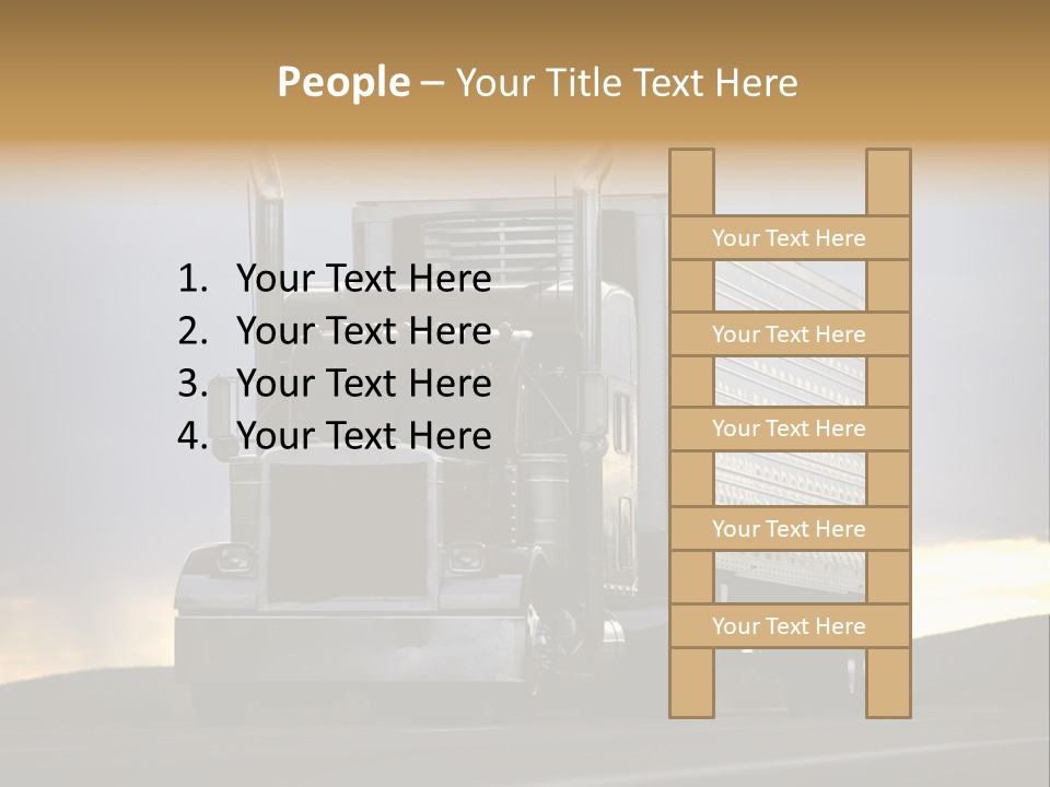 Truck Driving PowerPoint Template