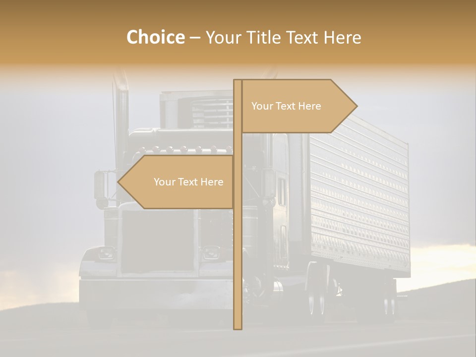 Truck Driving PowerPoint Template