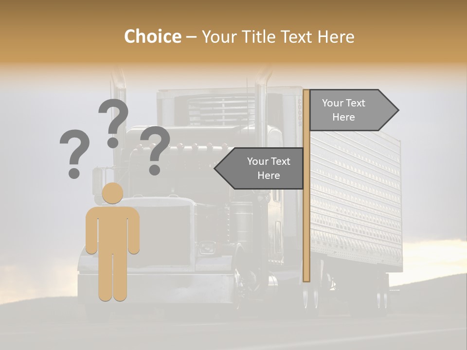 Truck Driving PowerPoint Template