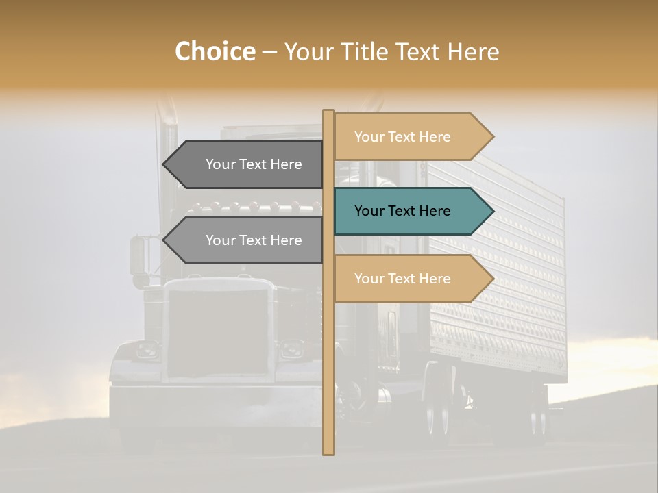 Truck Driving PowerPoint Template