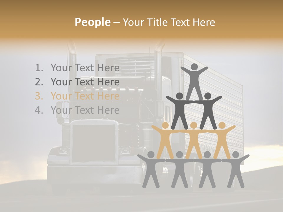 Truck Driving PowerPoint Template