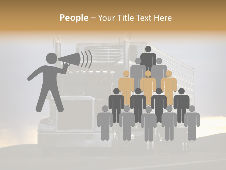 Truck Driving PowerPoint Template