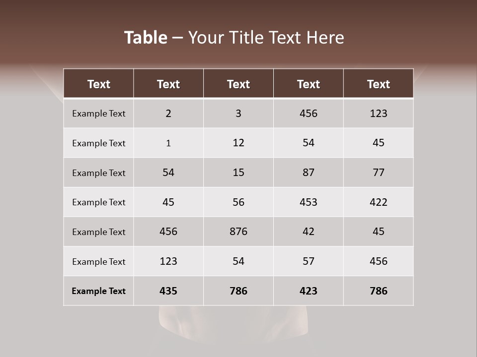 Man Body PowerPoint Template