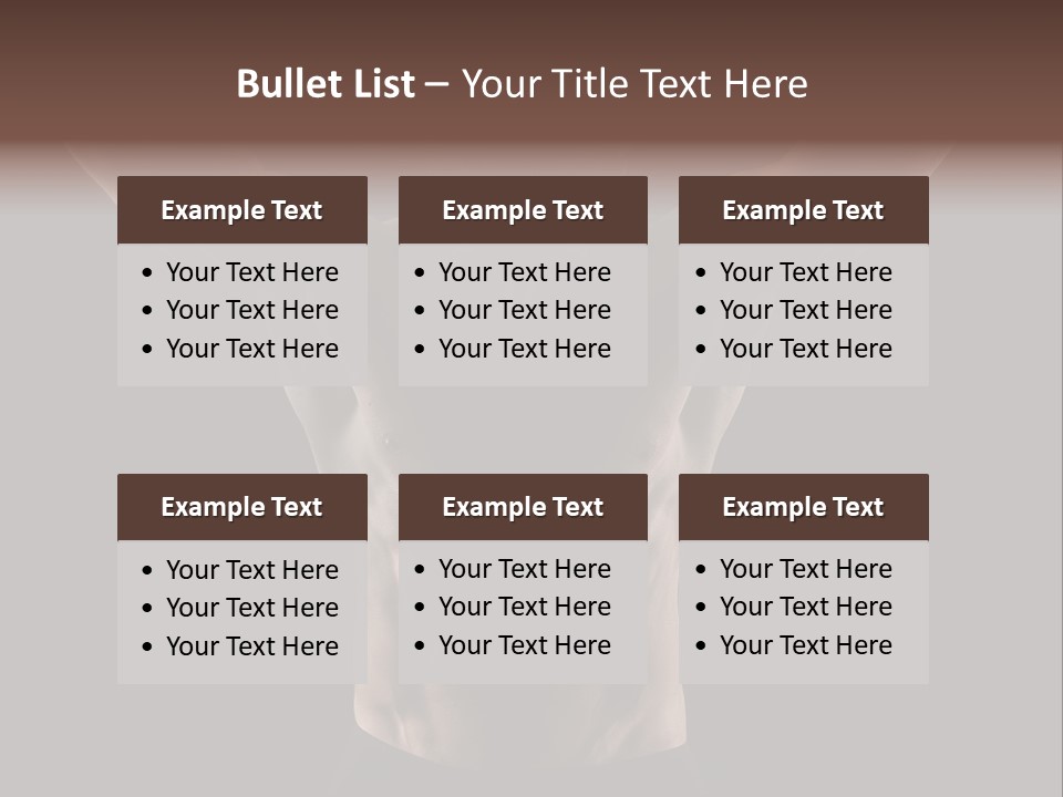 Man Body PowerPoint Template