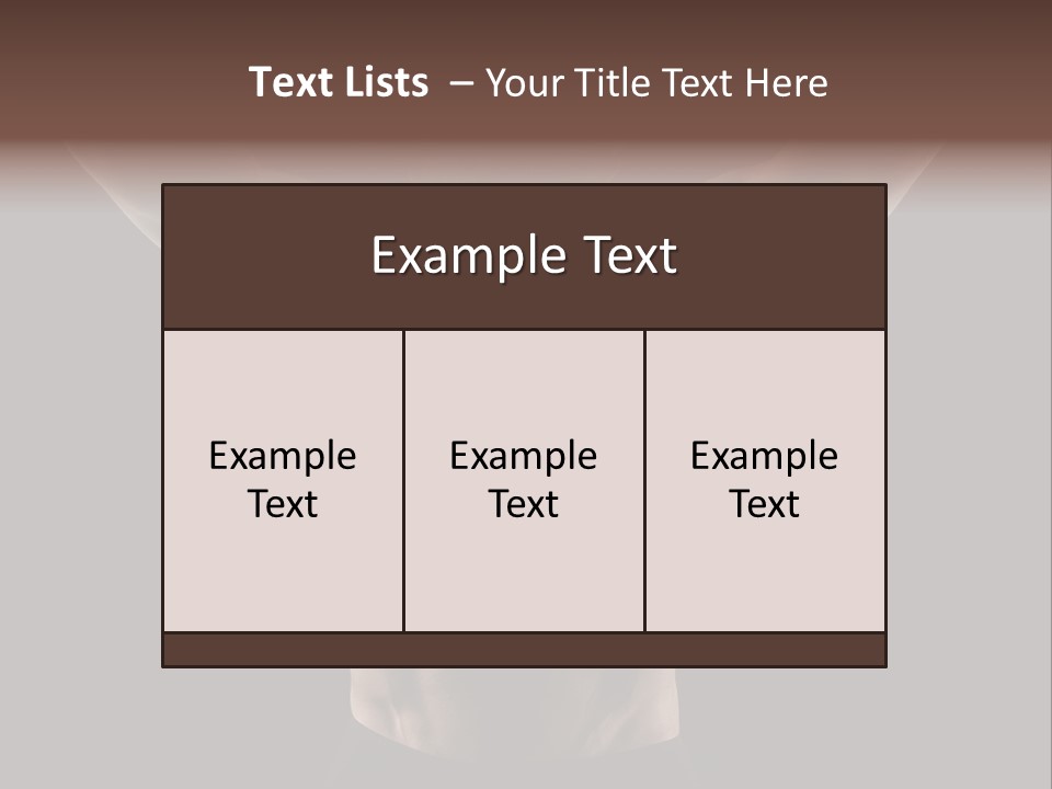 Man Body PowerPoint Template