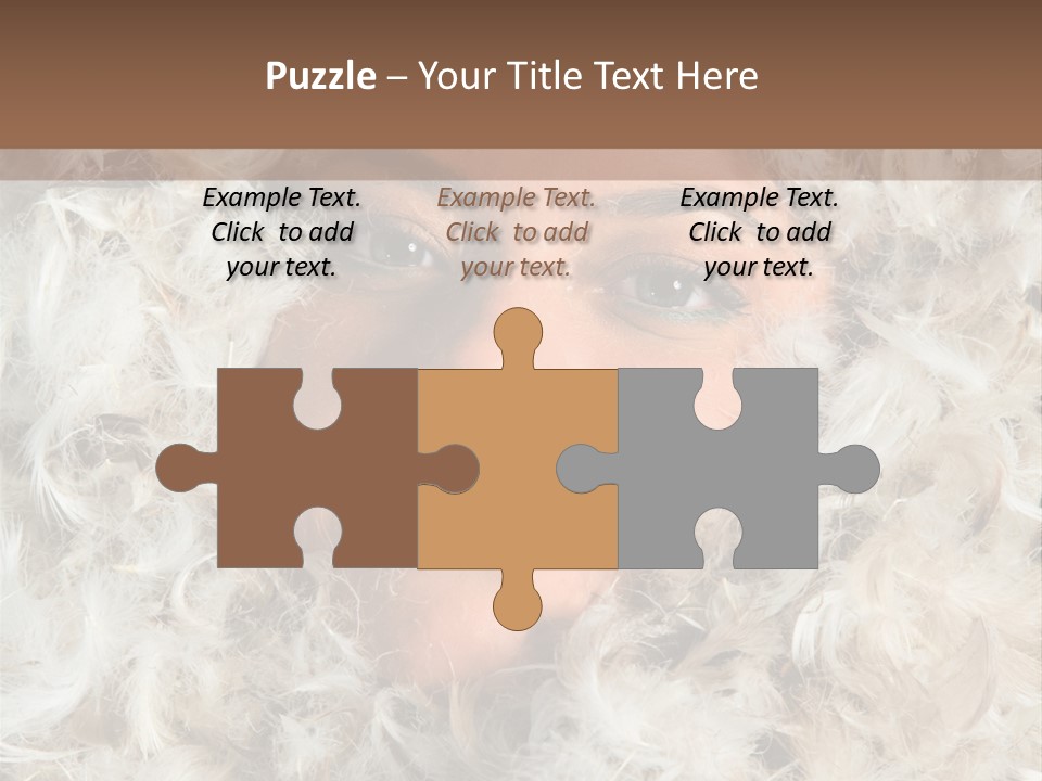 Enjoyment Look Female PowerPoint Template