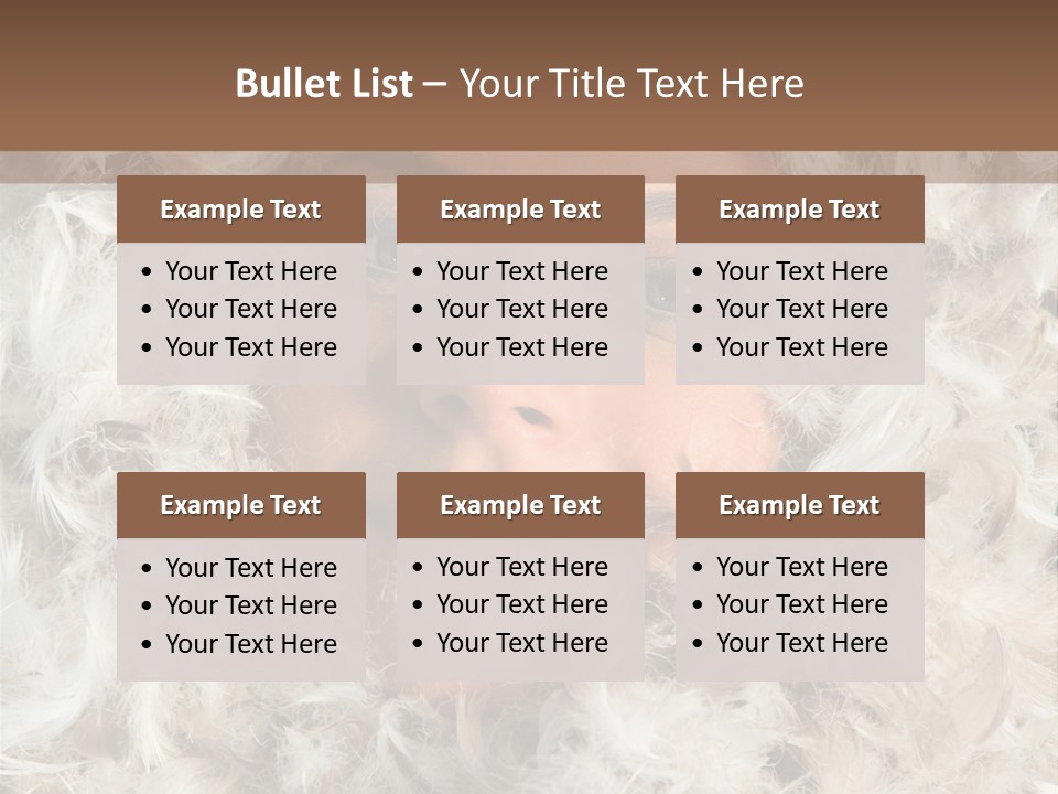 Enjoyment Look Female PowerPoint Template