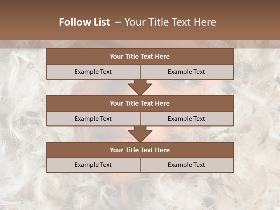 Enjoyment Look Female PowerPoint Template