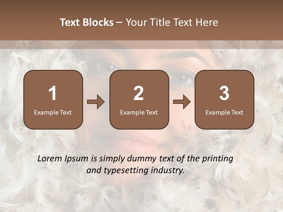 Enjoyment Look Female PowerPoint Template