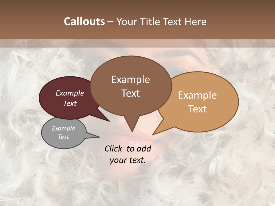 Enjoyment Look Female PowerPoint Template