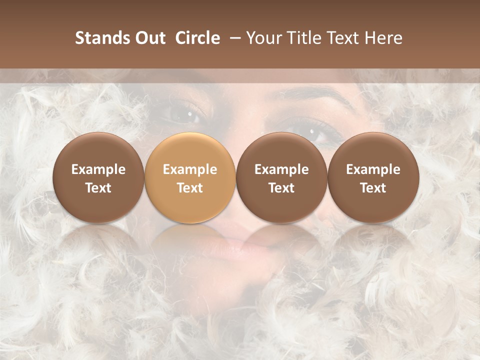 Enjoyment Look Female PowerPoint Template