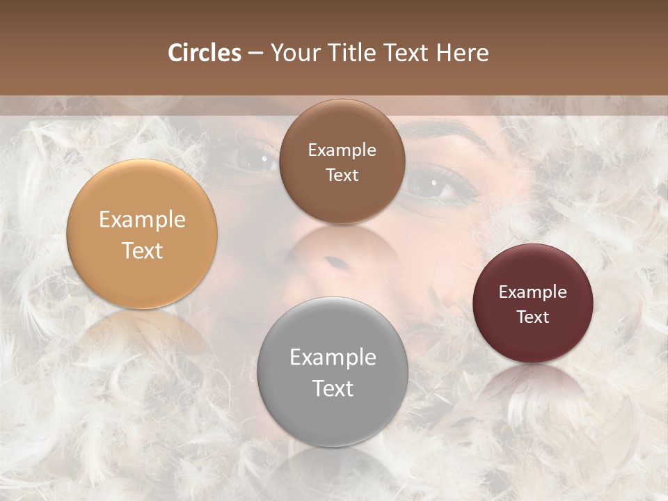 Enjoyment Look Female PowerPoint Template