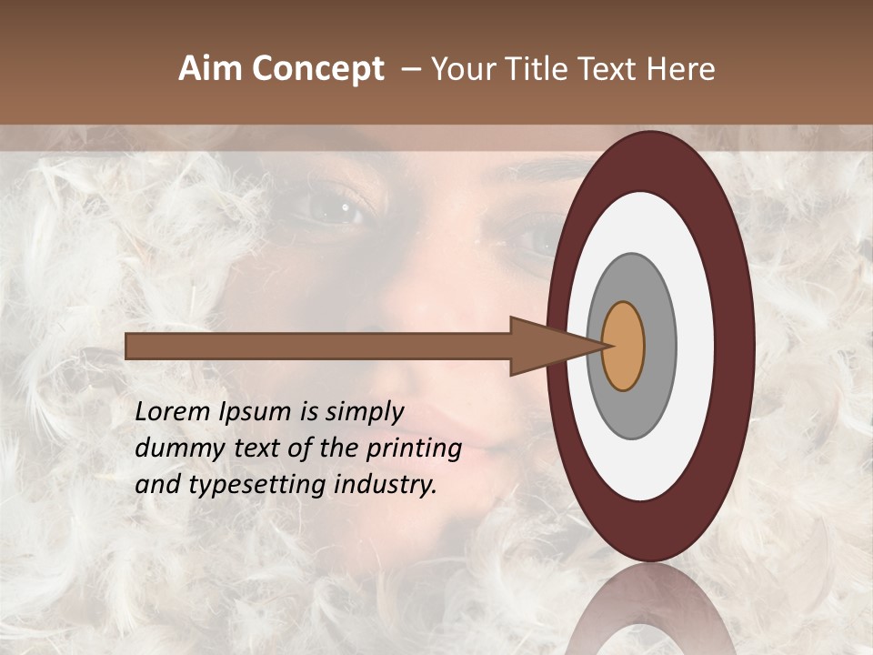 Enjoyment Look Female PowerPoint Template