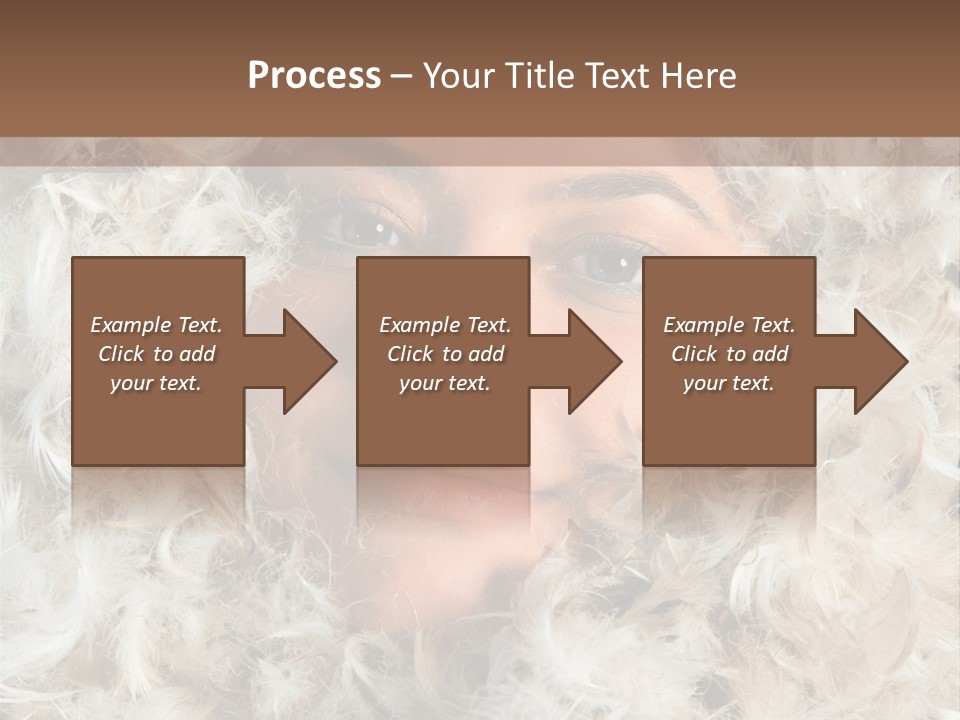 Enjoyment Look Female PowerPoint Template