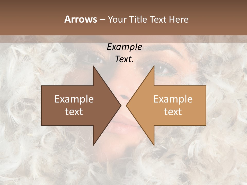 Enjoyment Look Female PowerPoint Template