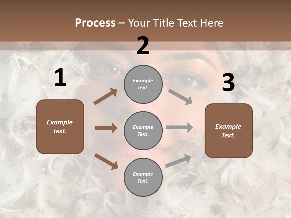 Enjoyment Look Female PowerPoint Template