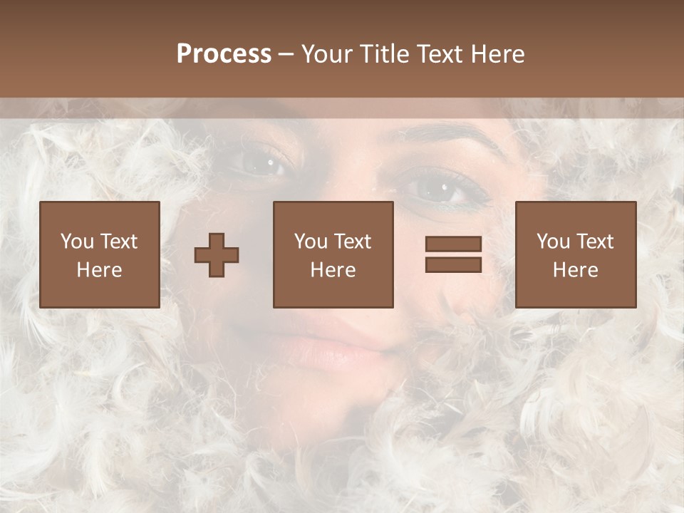 Enjoyment Look Female PowerPoint Template