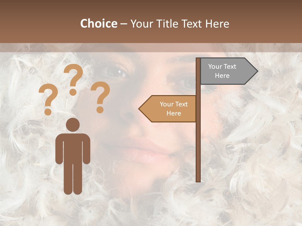 Enjoyment Look Female PowerPoint Template