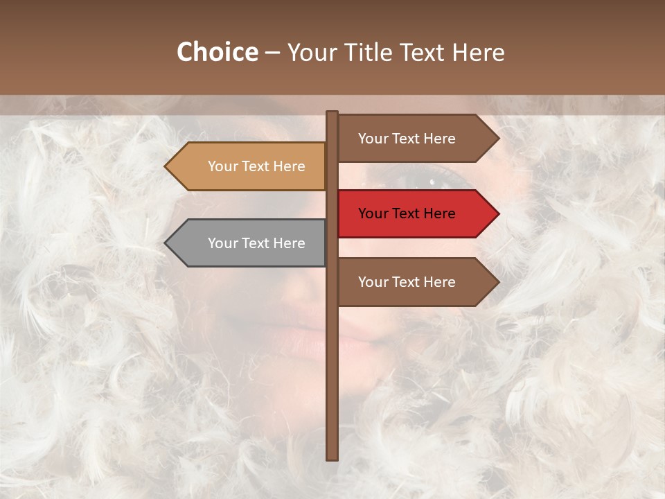 Enjoyment Look Female PowerPoint Template