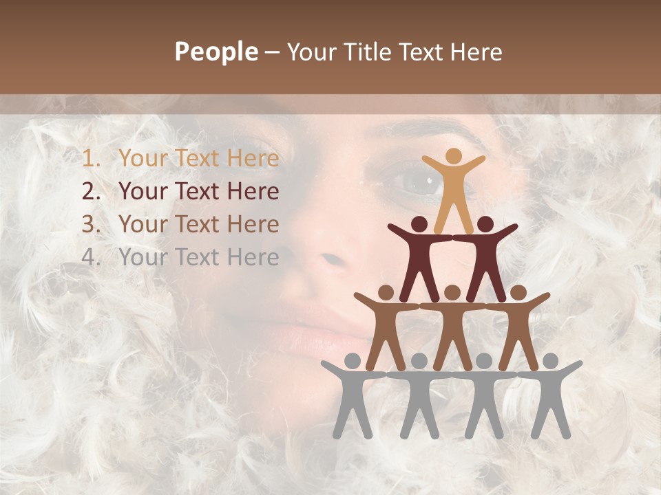 Enjoyment Look Female PowerPoint Template