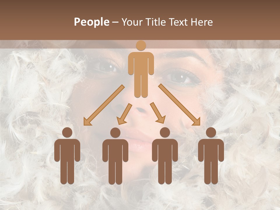 Enjoyment Look Female PowerPoint Template