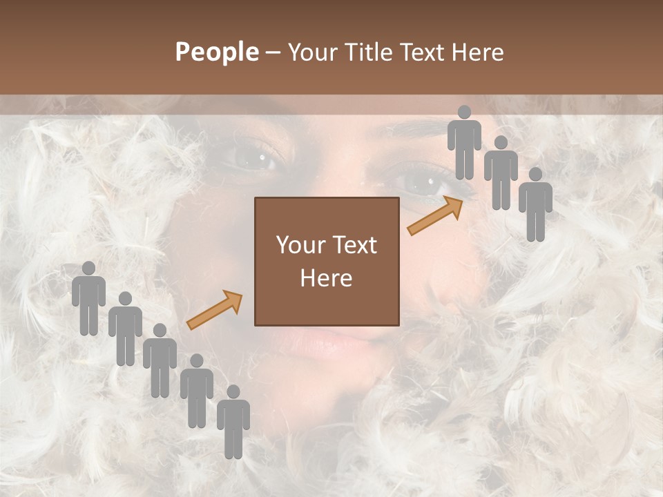 Enjoyment Look Female PowerPoint Template