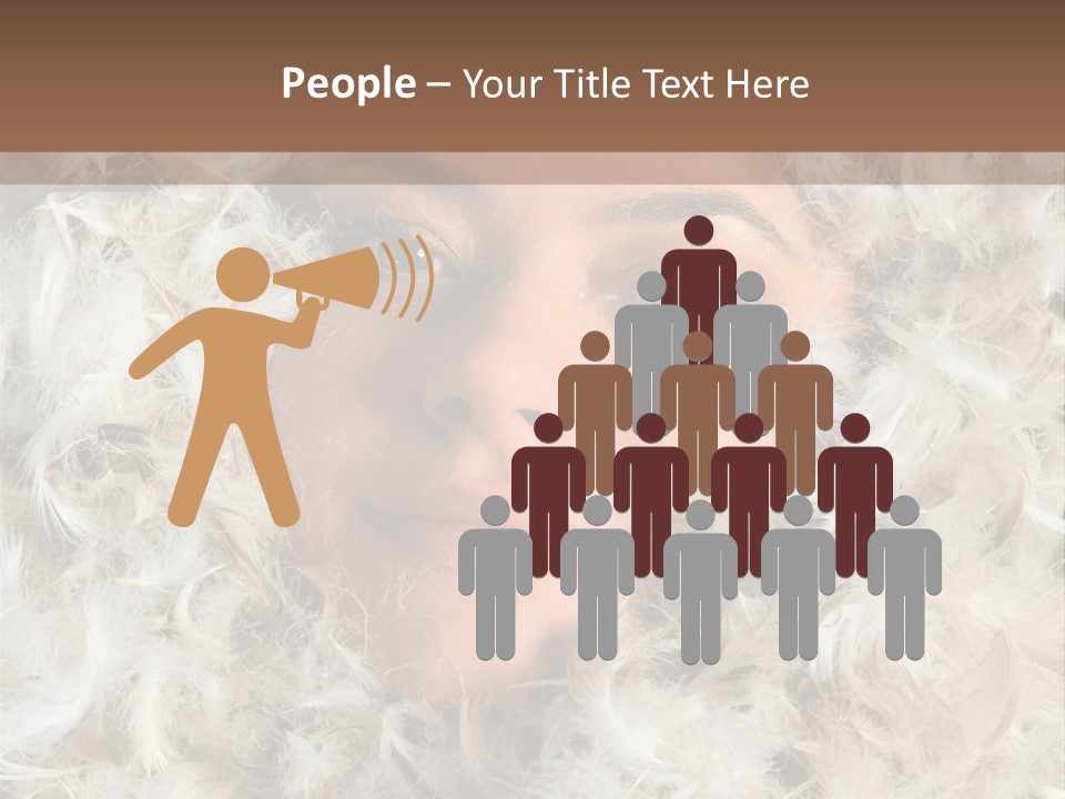 Enjoyment Look Female PowerPoint Template