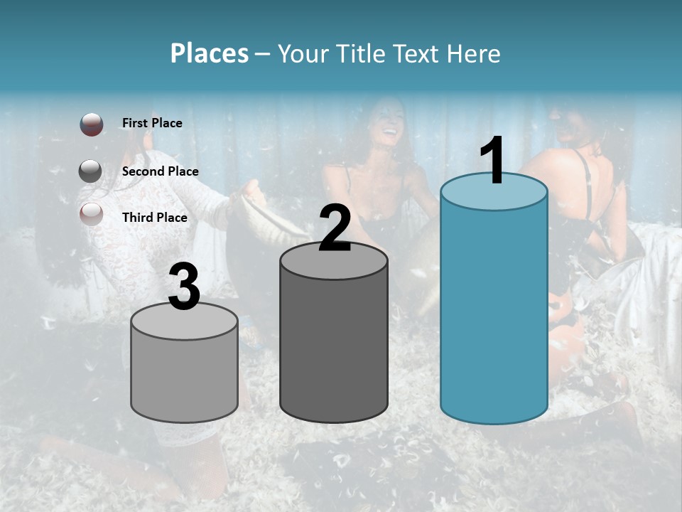 Brunette Stockings PowerPoint Template