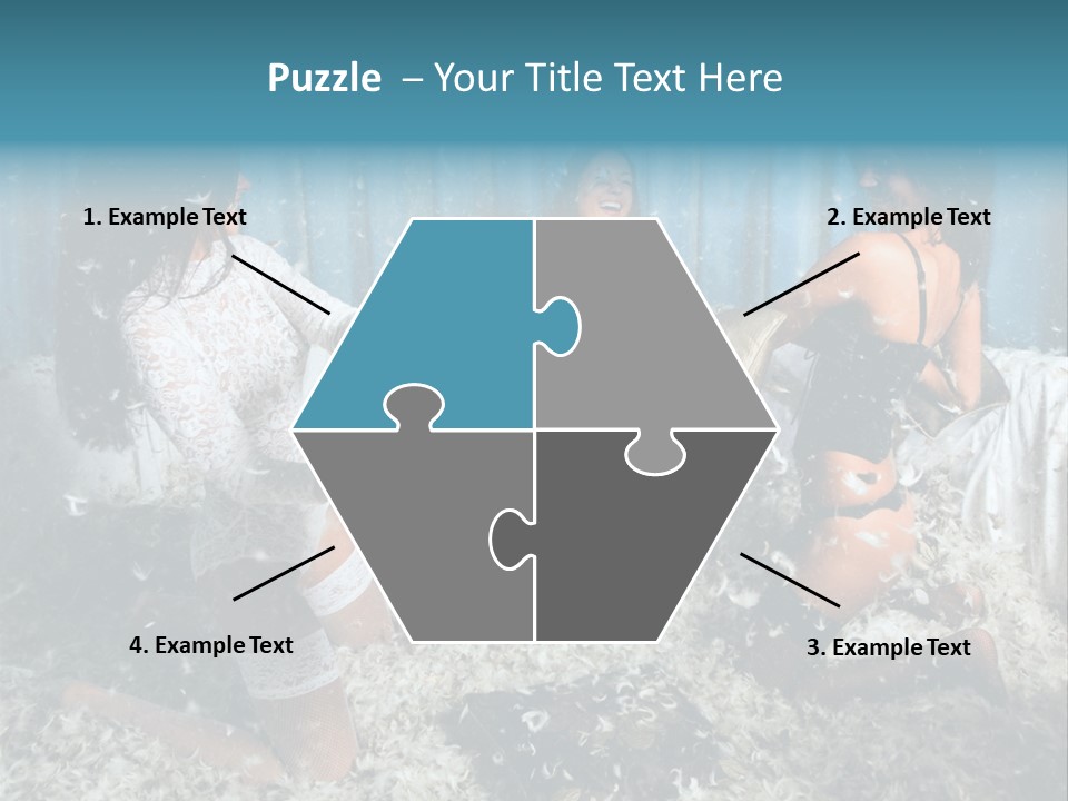 Brunette Stockings PowerPoint Template