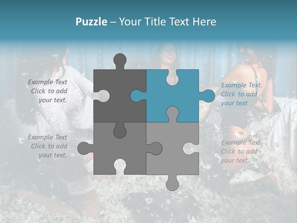 Brunette Stockings PowerPoint Template