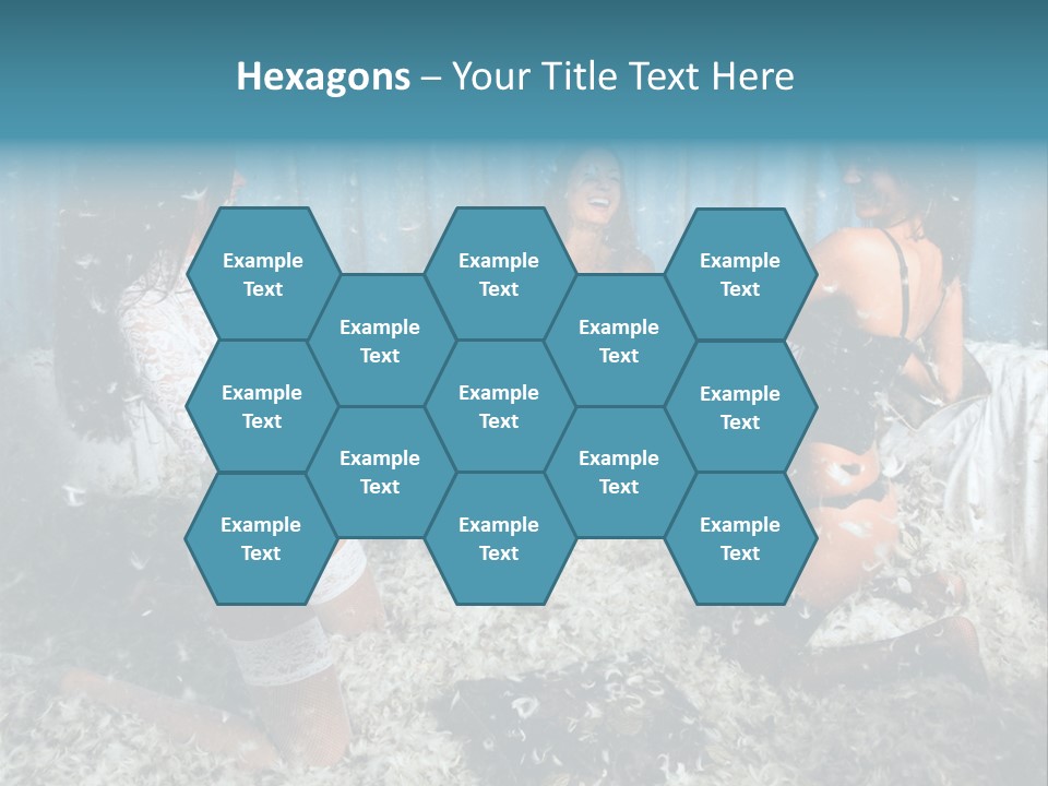 Brunette Stockings PowerPoint Template