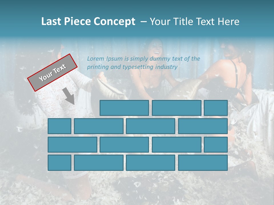 Brunette Stockings PowerPoint Template