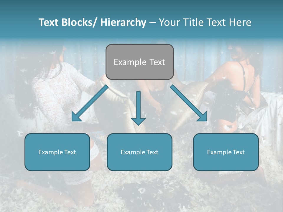 Brunette Stockings PowerPoint Template