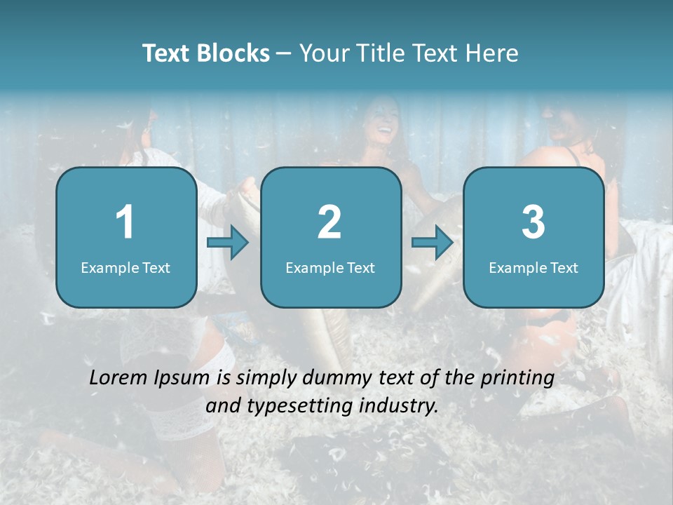 Brunette Stockings PowerPoint Template