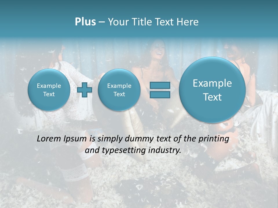 Brunette Stockings PowerPoint Template