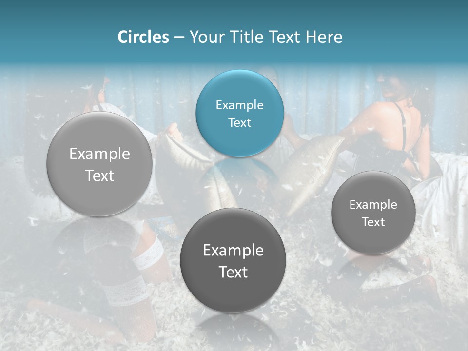 Brunette Stockings PowerPoint Template