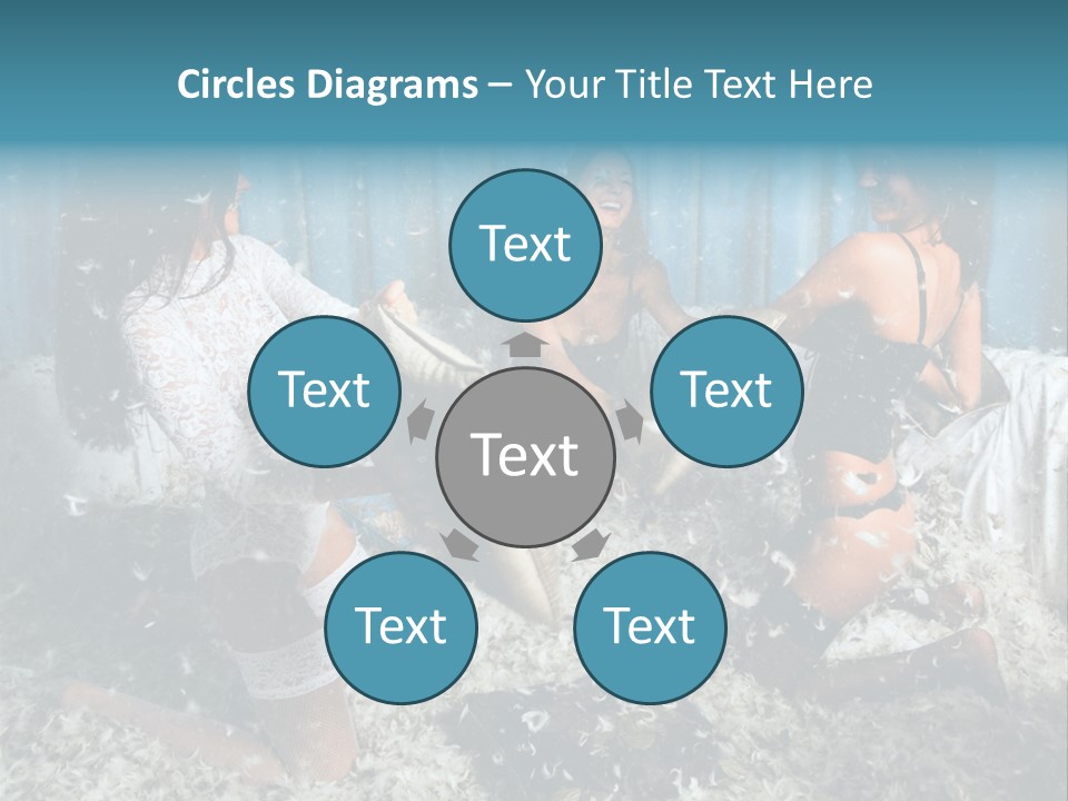 Brunette Stockings PowerPoint Template