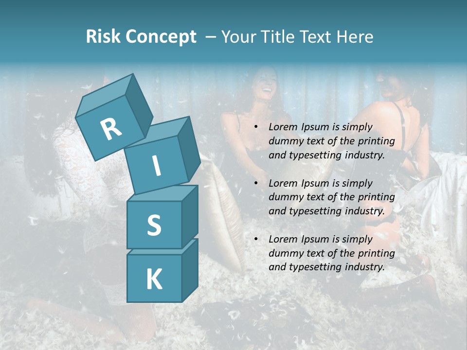 Brunette Stockings PowerPoint Template